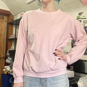 Cozy Balletcore Baby Pink Sweater